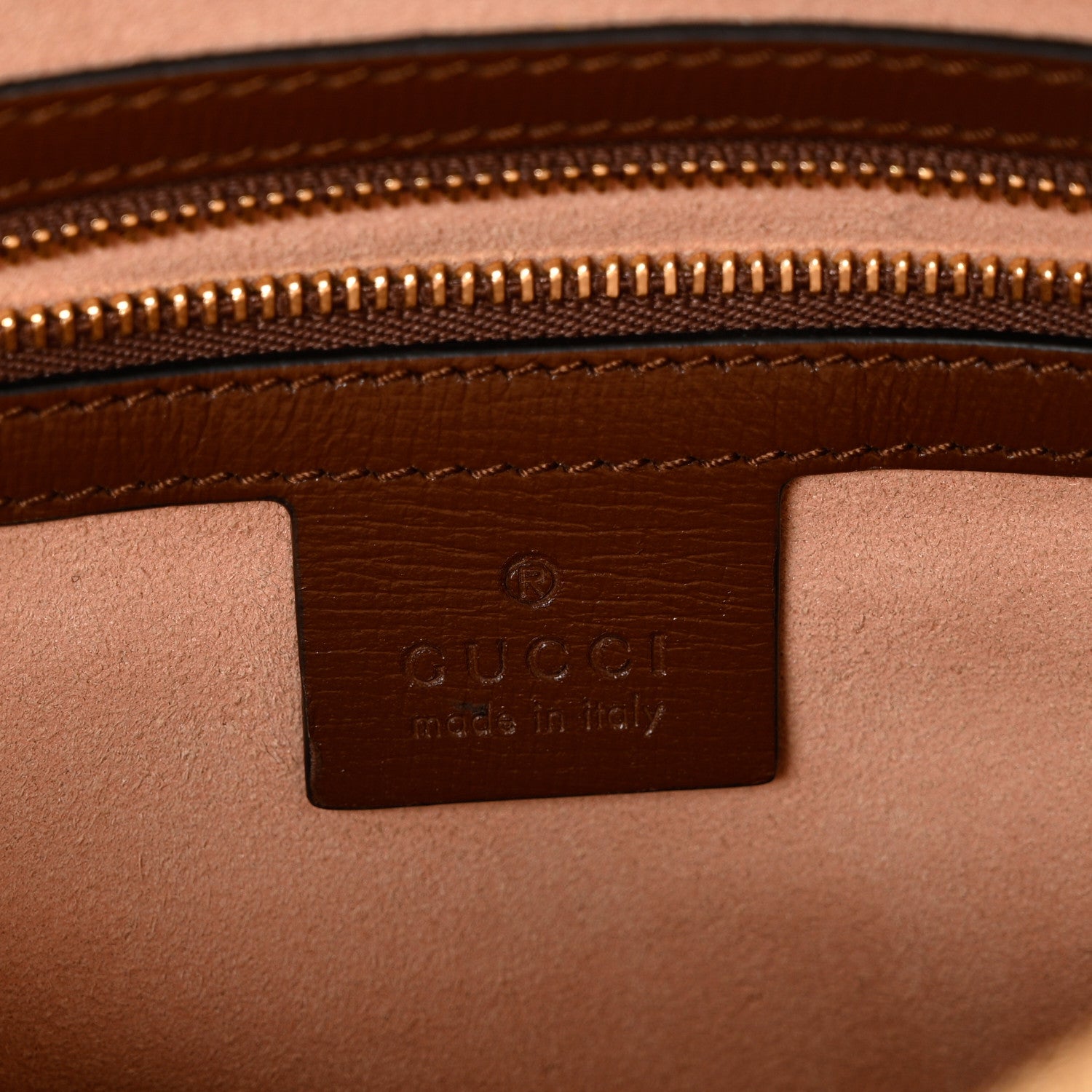 Gucci GG Supreme Monogram Small Horsebit 1955 Shoulder Bag Beige Brown Sugar 6 of 9