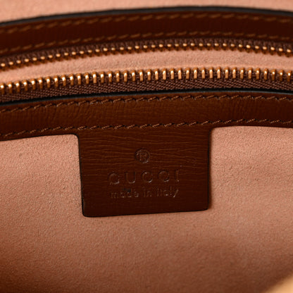 Gucci GG Supreme Monogram Small Horsebit 1955 Shoulder Bag Beige Brown Sugar 6 of 9