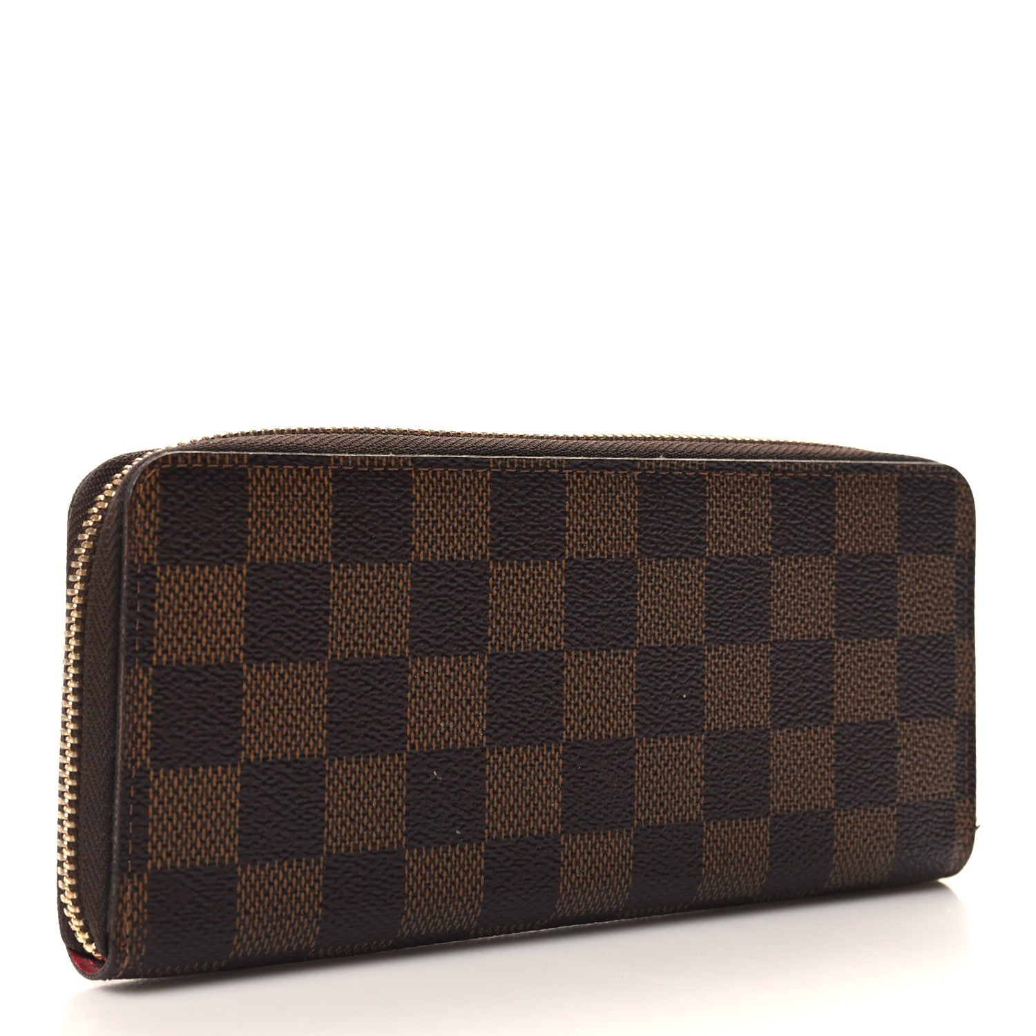 Louis Vuitton Damier Ebene Clemence Wallet Cherry 3 of 7
