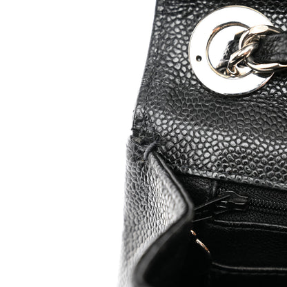 Chanel Caviar Jumbo Single Flap Black 12 of 15