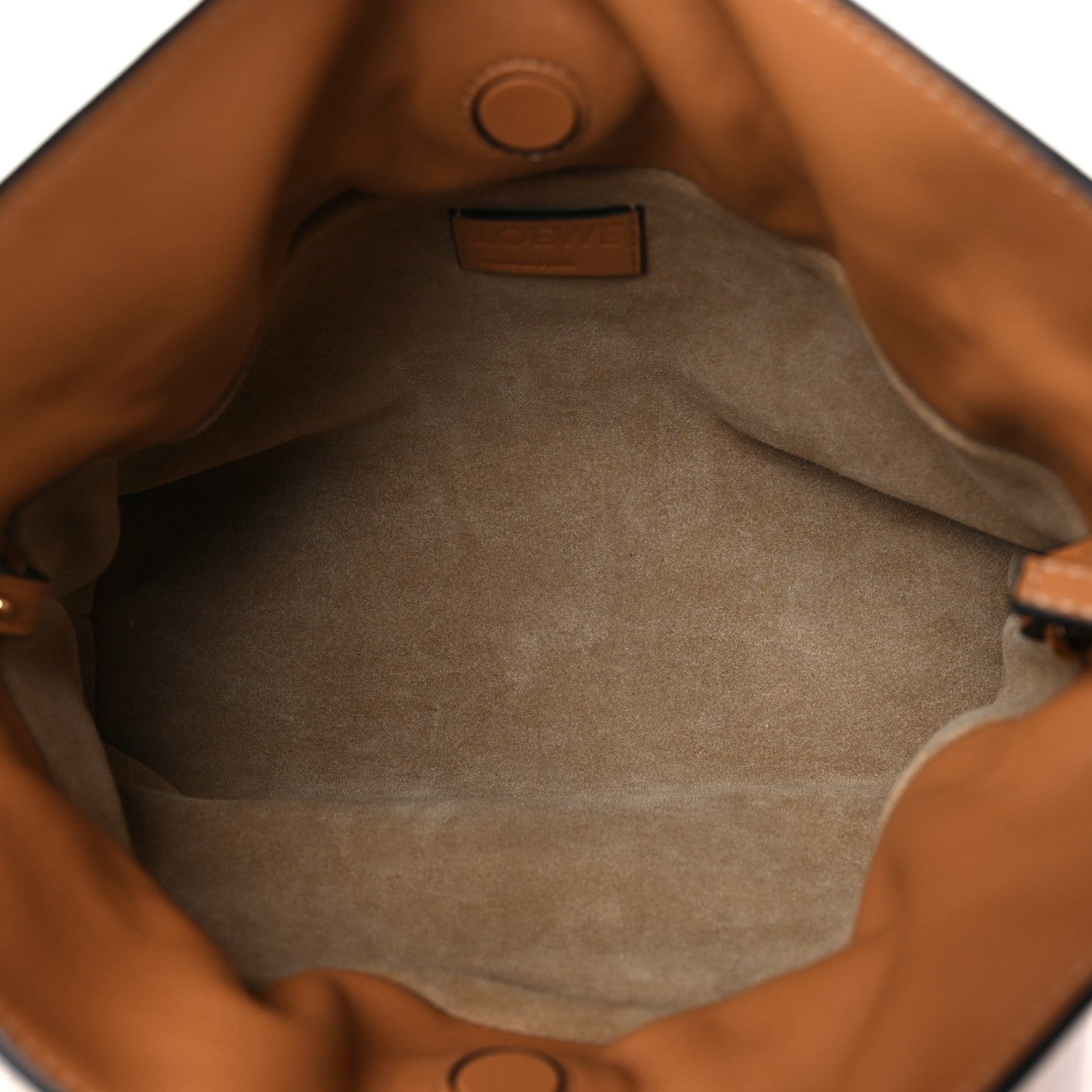 Loewe Calfskin Mini Flamenco Knot Clutch Warm Desert 5 of 10