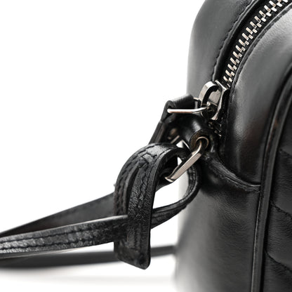 Saint Laurent Calfskin Matelasse Monogram Lou Camera Bag Black 11 of 11