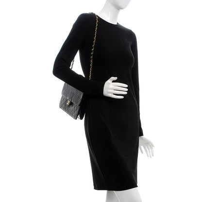 Chanel Lambskin Quilted Medium Single Flap Black 2 of 10