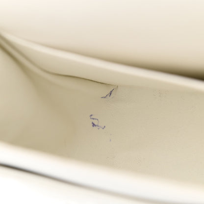 Chanel Caviar Quilted Jumbo Double Flap White 8 of 12