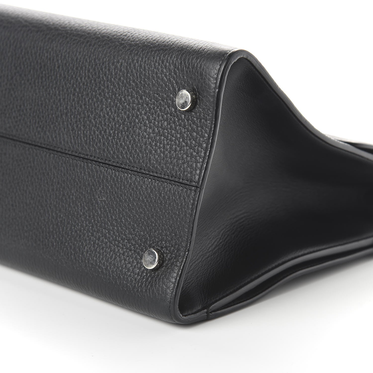 Christian Dior Grained Calfskin Large Diorever Flap Black 7 of 9