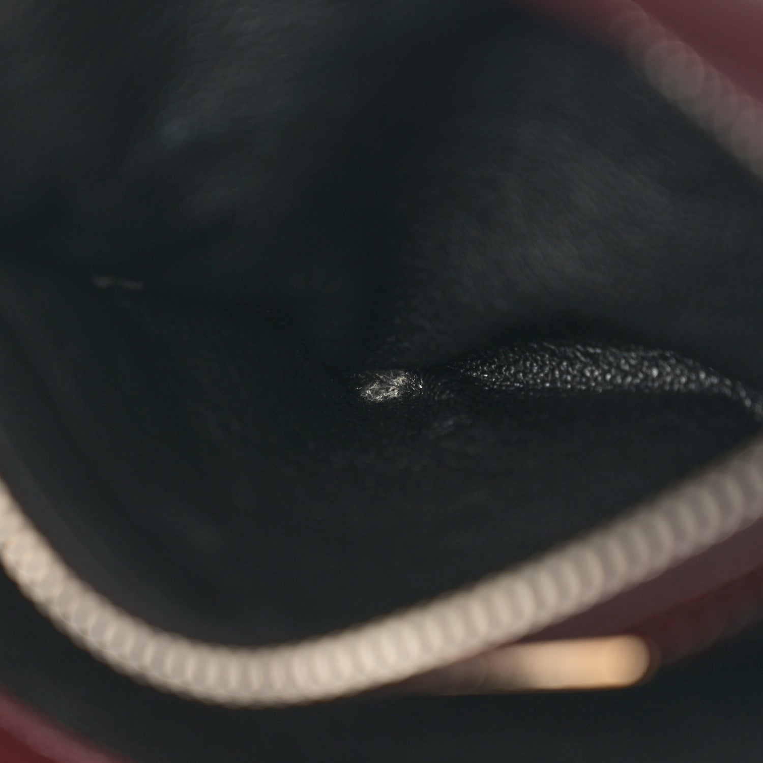 Prada Saffiano Clutch Wristlet Burgundy 7 of 8