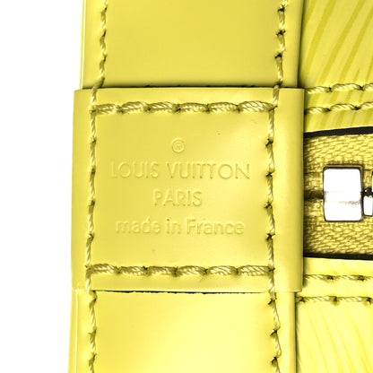 Louis Vuitton Epi Jacquard Alma BB Yellow Citron 5 of 9