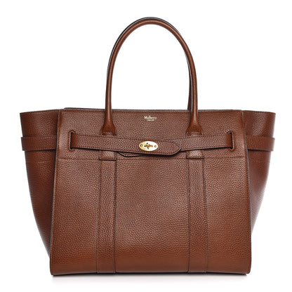 Mulberry Classic Grain Bayswater Zip Tote Oak 1 of 9