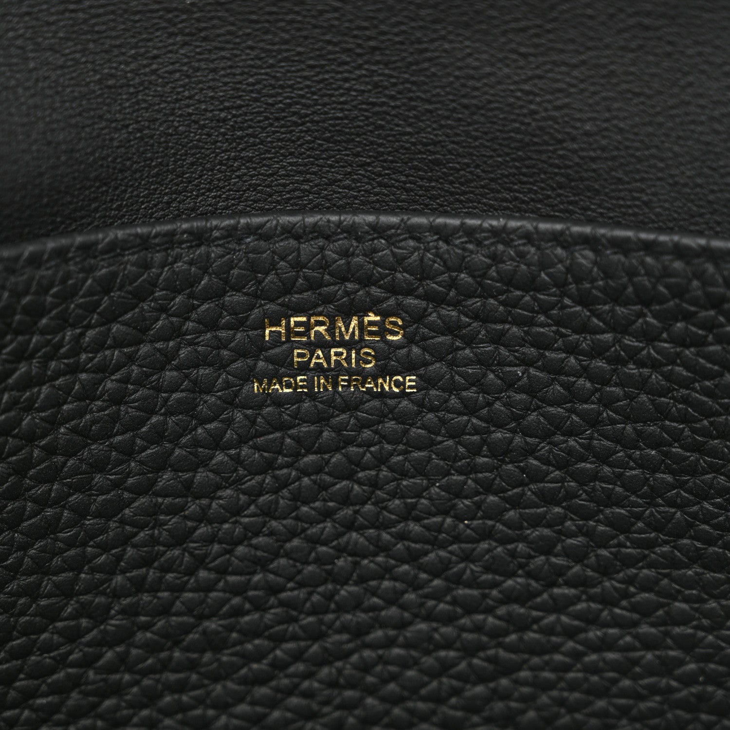 Hermes Taurillon Clemence Halzan 25 Black 6 of 11