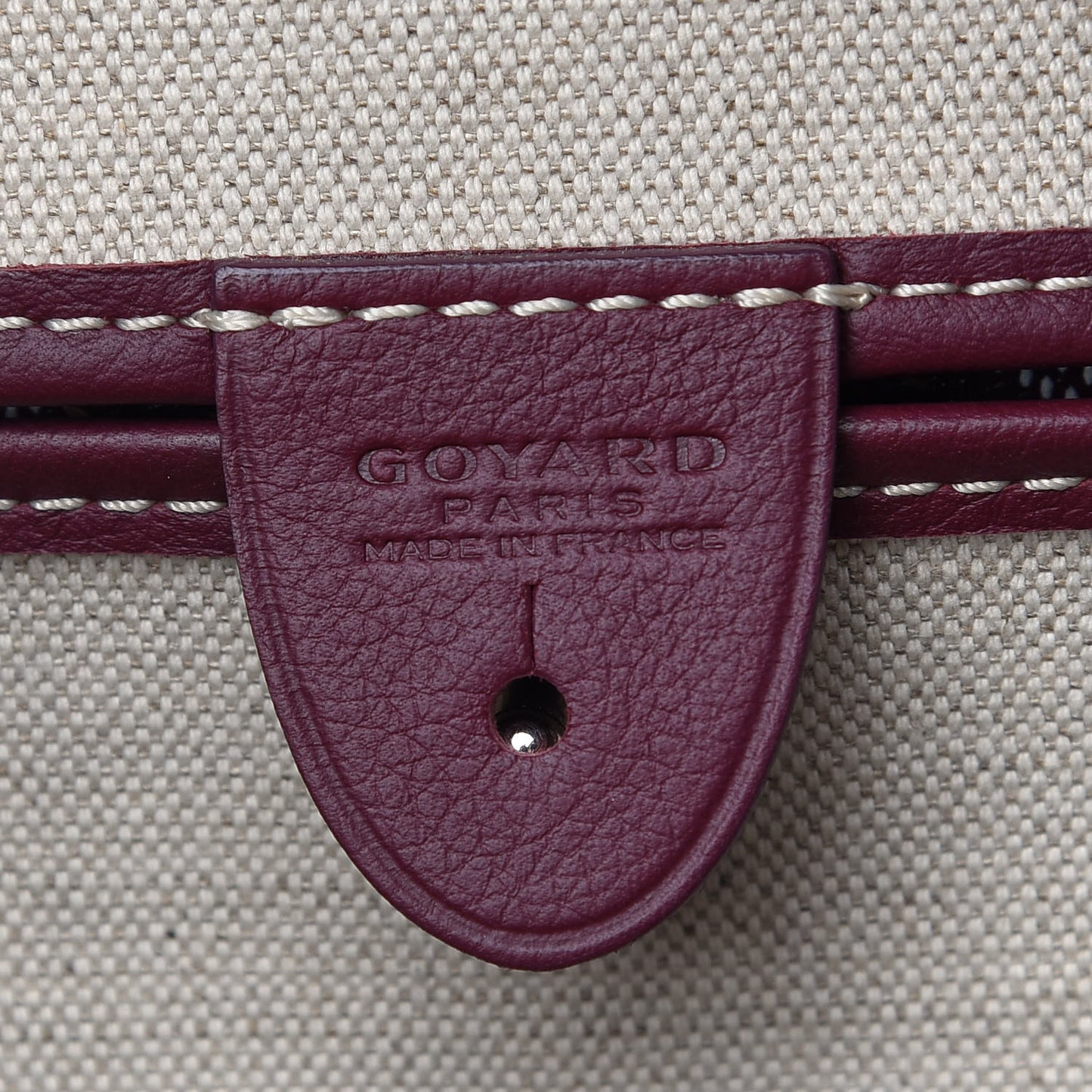 Goyardine Artois MM Burgundy