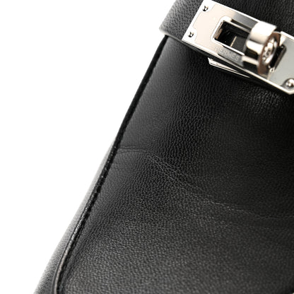 Hermes Goatskin Oz Mules 38.5 Black 9 of 10