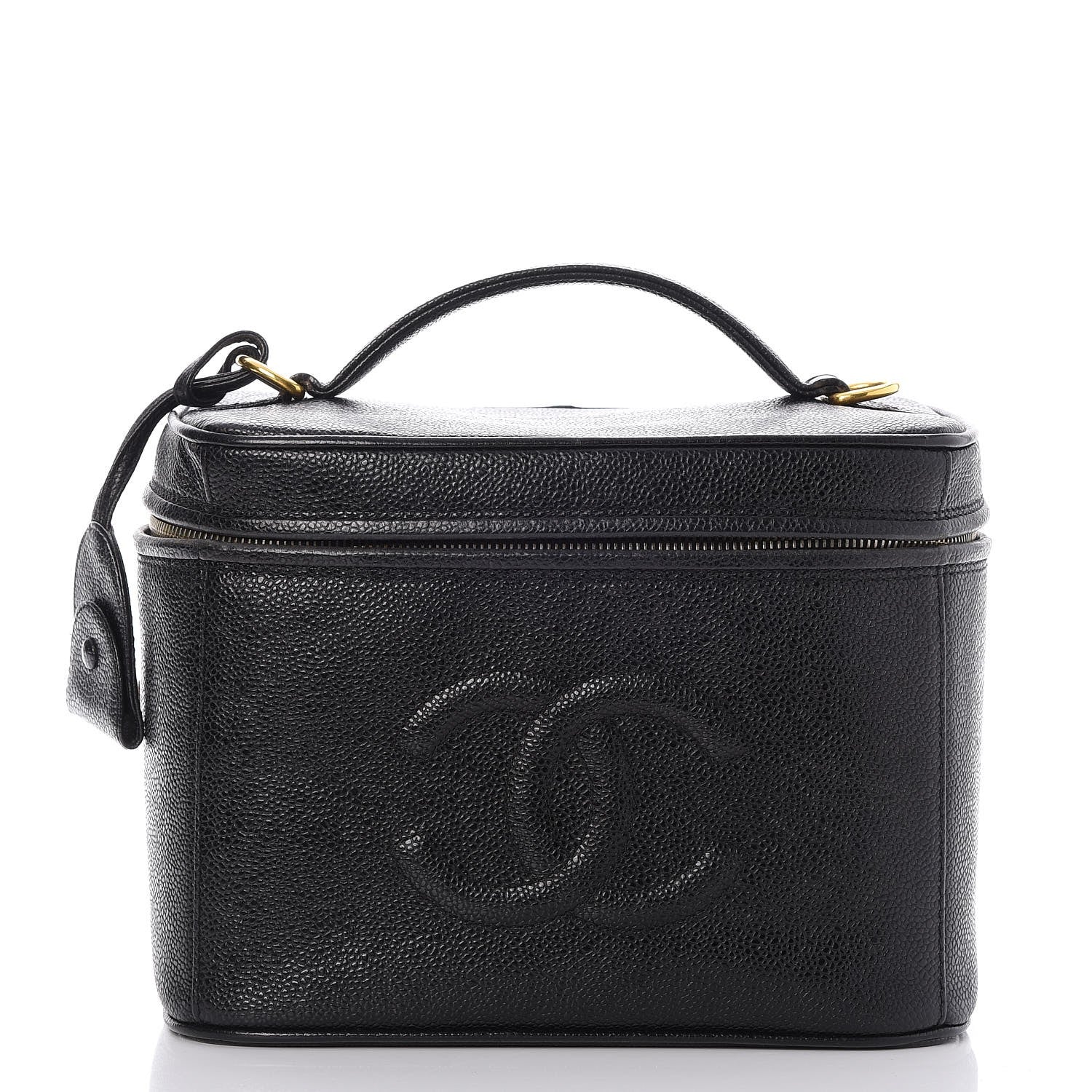 Chanel Caviar Vanity Cosmetic Case Black 1 of 7
