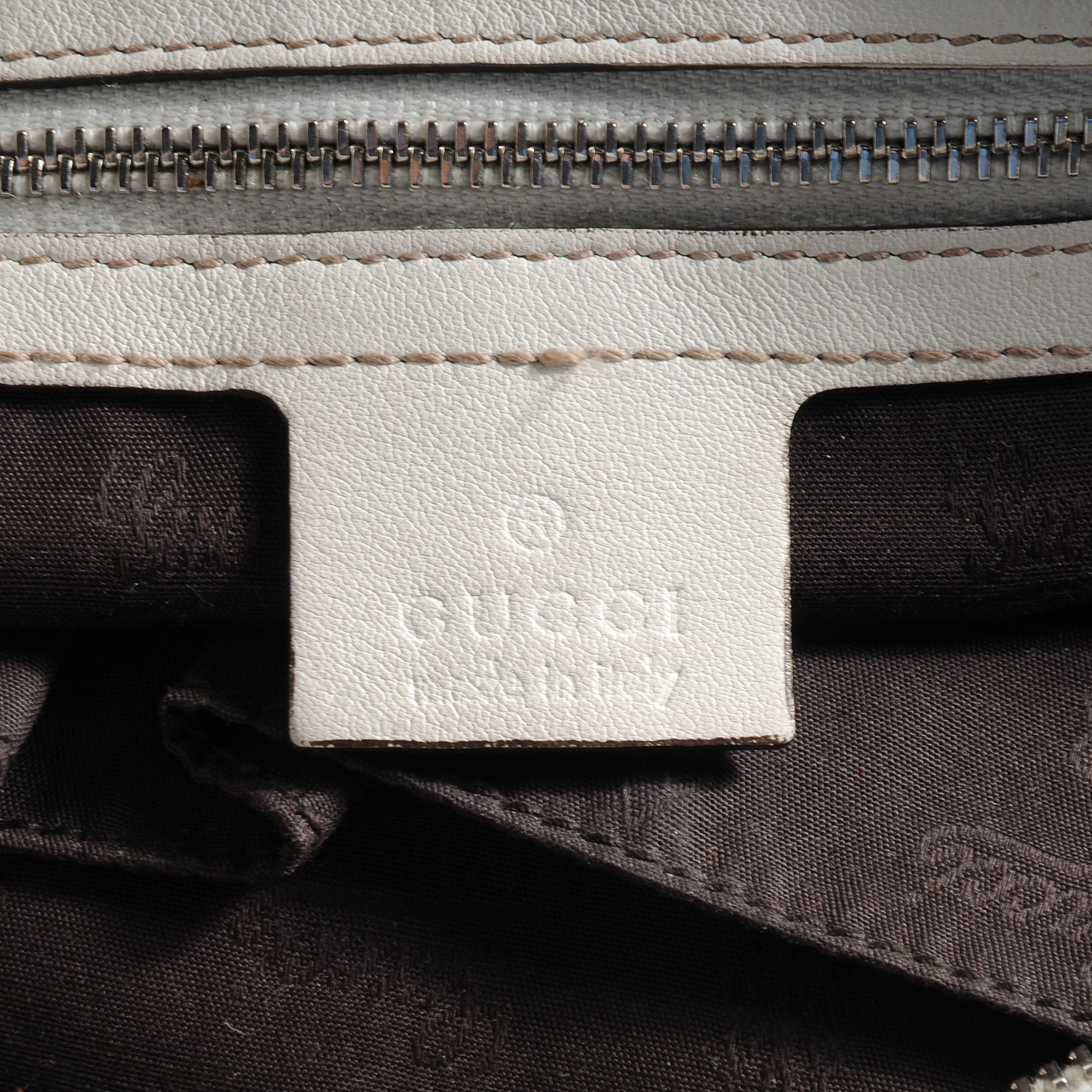 Gucci Guccissima Icon Bit Hobo White 5 of 9
