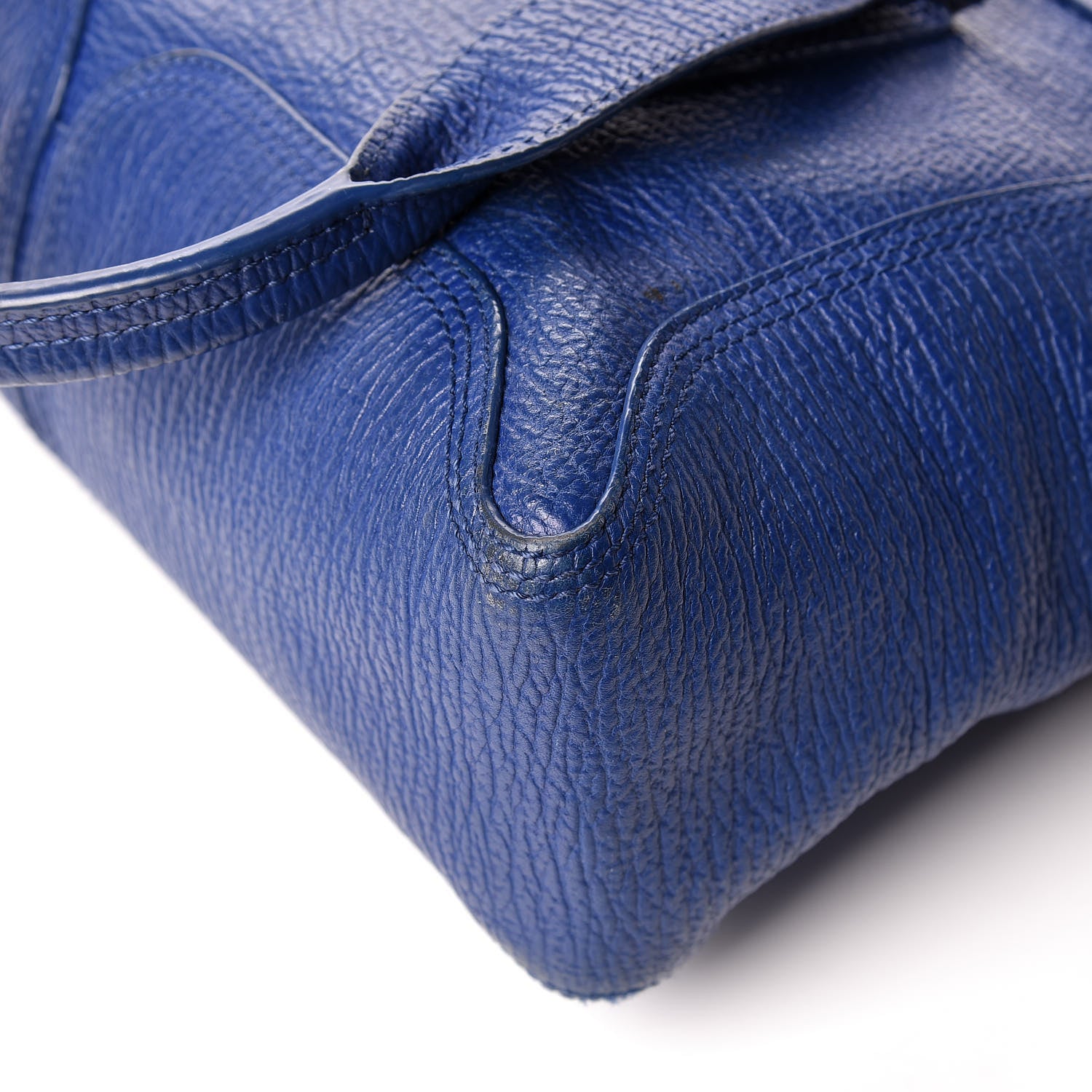 3.1 Phillip Lim 3.1 Textured Calfskin Large Pashli Satchel Cobalt 16 of 26