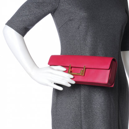 Saint Laurent Lulu Clutch Pink 2 of 8