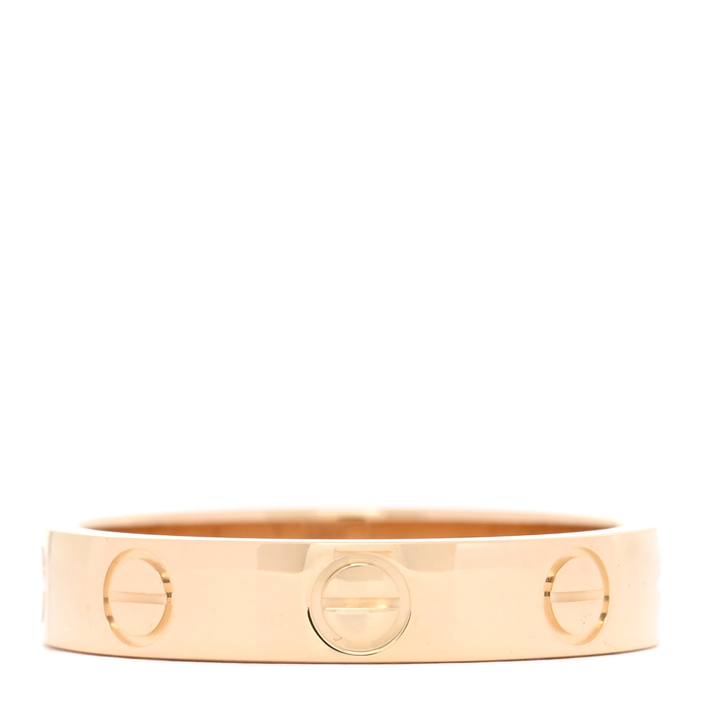 18K Yellow Gold 3.5mm LOVE Wedding Band Ring 51 5.75