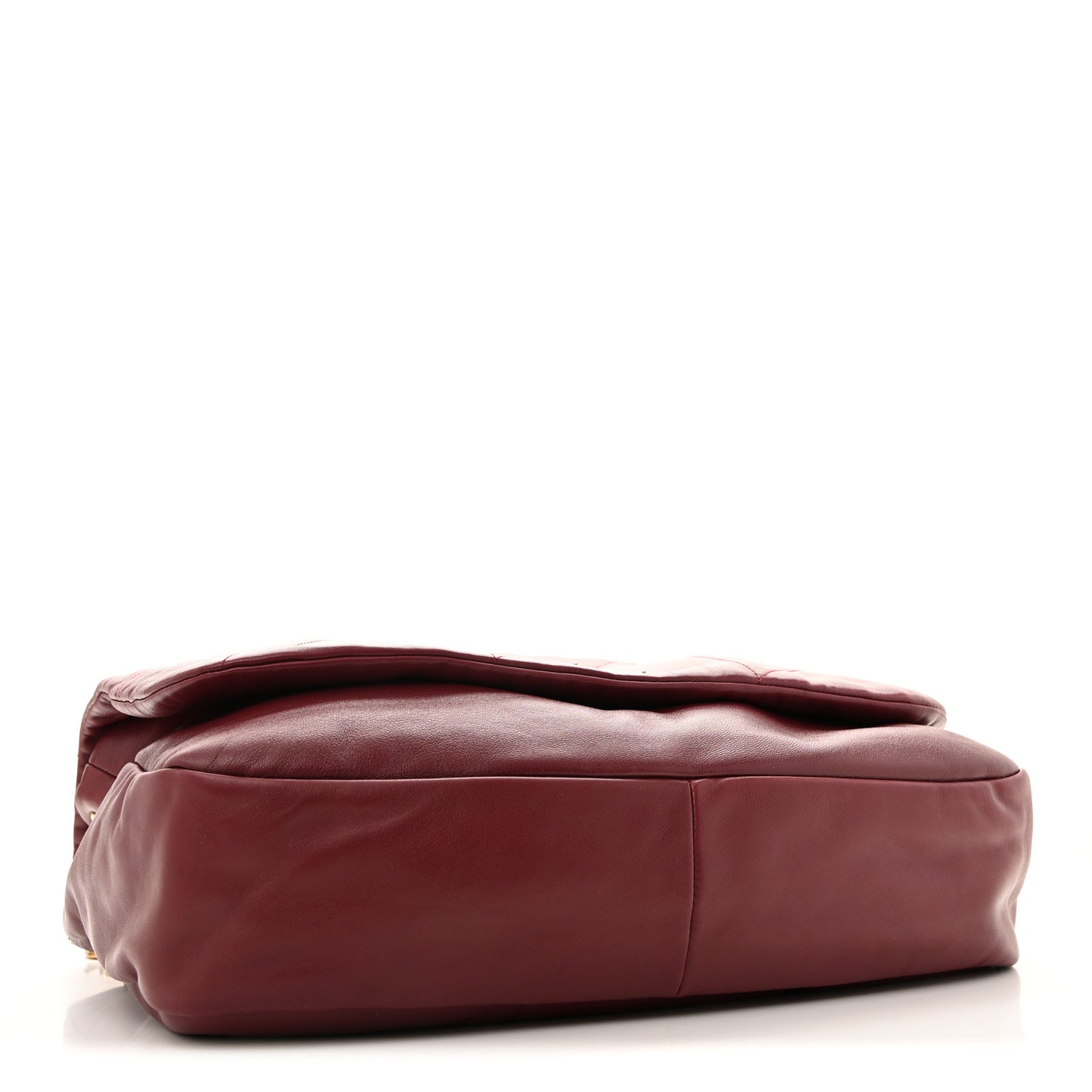 Lambskin Matelasse Monogram Large Jamie 4.3 New Dark Bordeaux