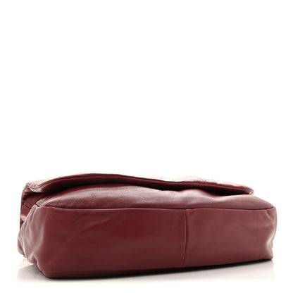 Saint Laurent Lambskin Matelasse Monogram Large Jamie 4.3 New Dark Bordeaux 4 of 10
