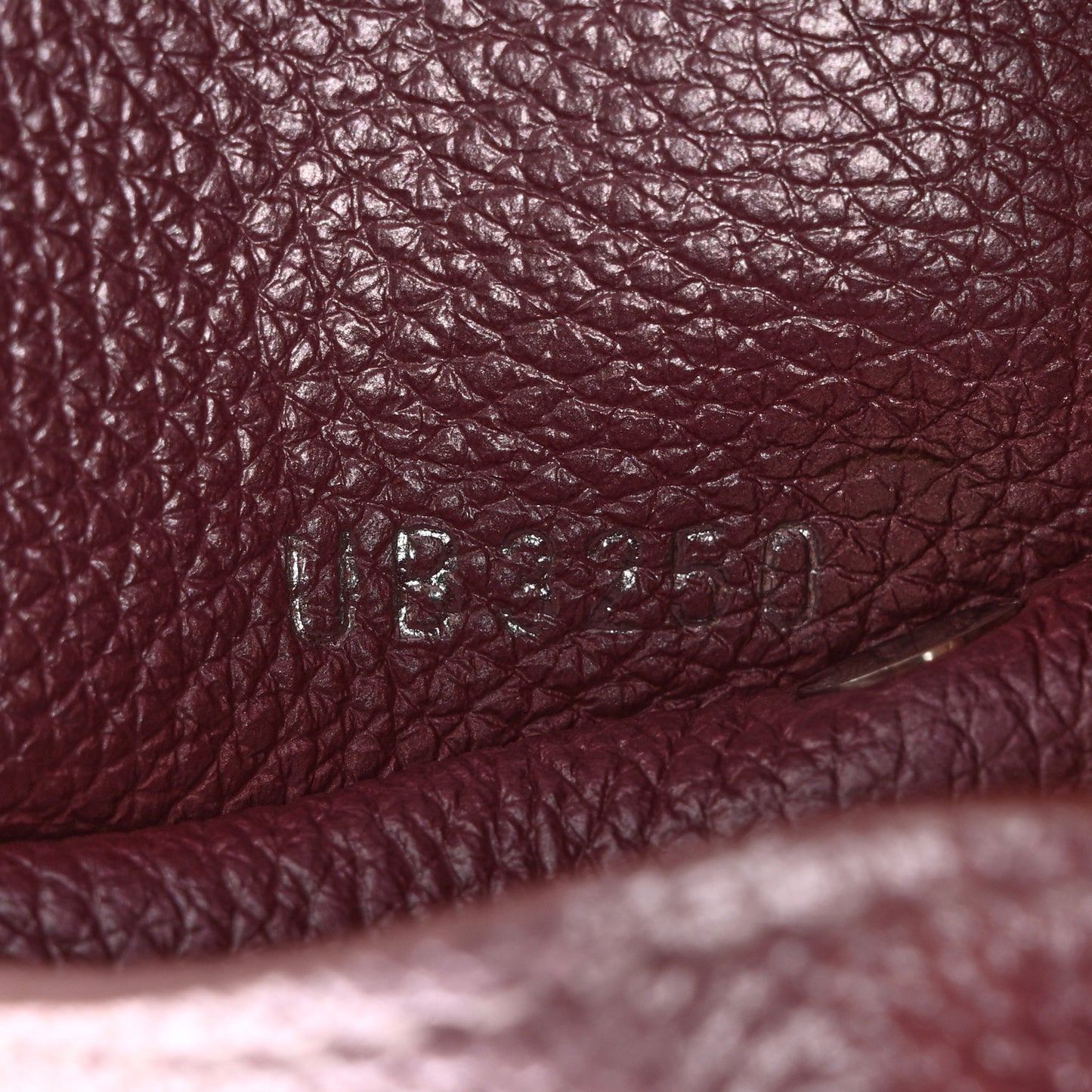 Metallic Calfskin Lockmini Wallet Pink