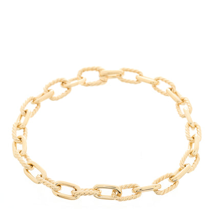 David Yurman 18K Yellow Gold 6mm Madison Classic Chain Bracelet 1 of 3