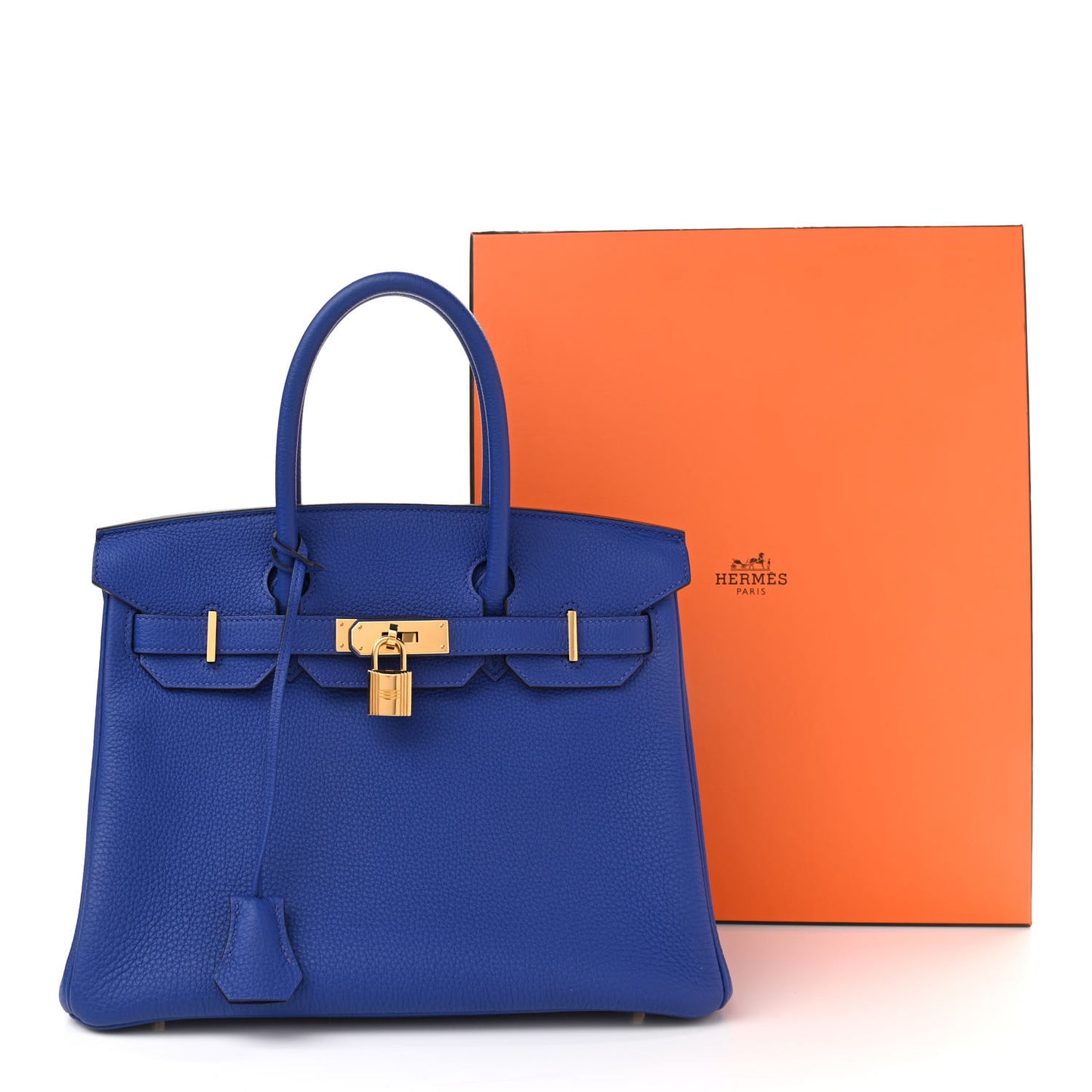Togo Birkin 30 Bleu Electrique