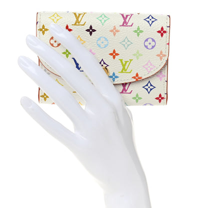 Louis Vuitton LV X TM Monogram Multicolor Rosalie Coin Purse White Kawaii Pink 2 of 7