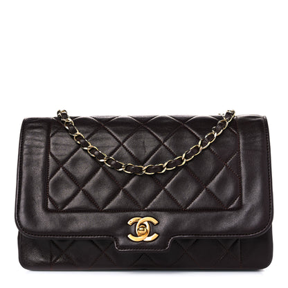 Chanel Lambskin Quilted Medium Single Flap Burgundy 1 of 16