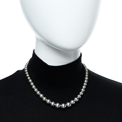 Tiffany Sterling Silver HardWear Graduated Ball Necklace 2 of 6