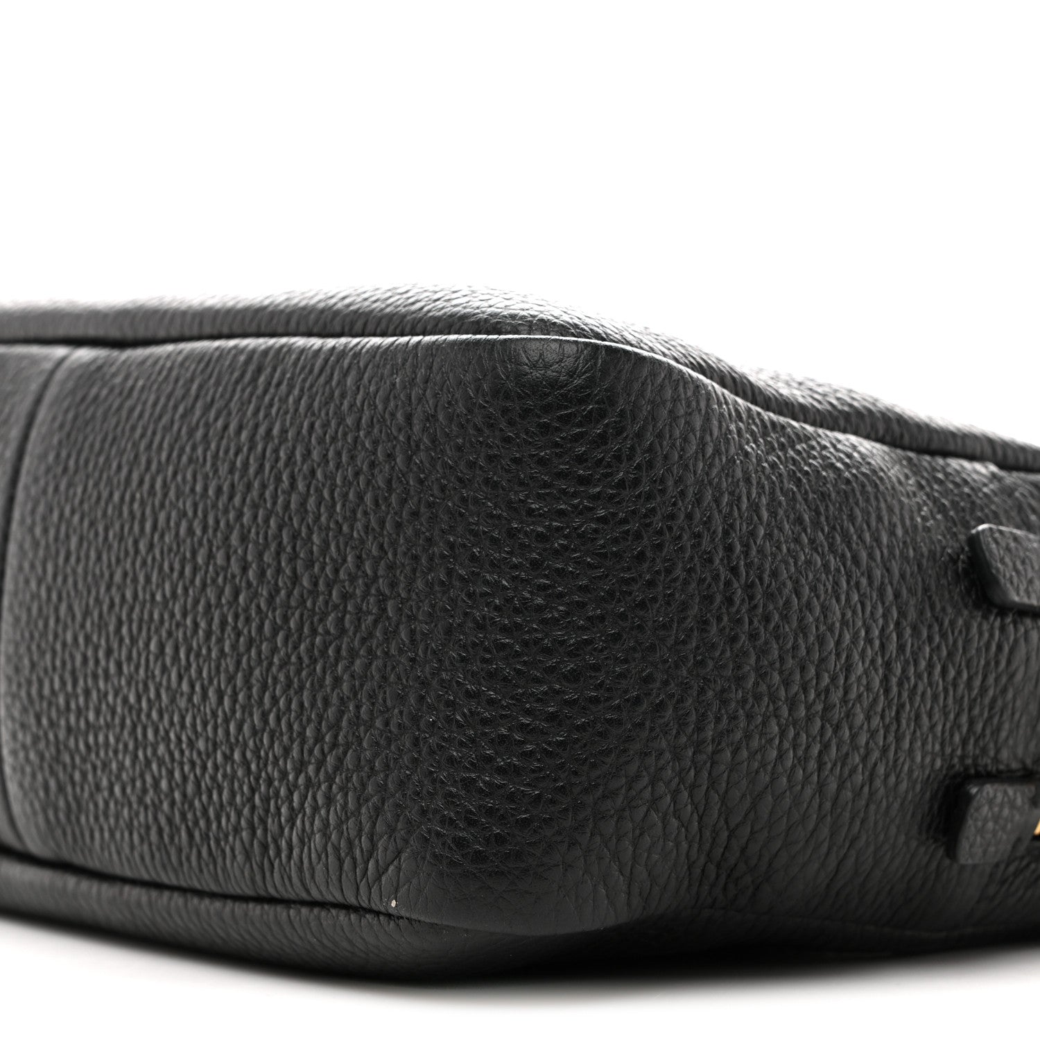 Prada Vitello Daino Soft Medium Double Zip Shoulder Bag Black 11 of 13