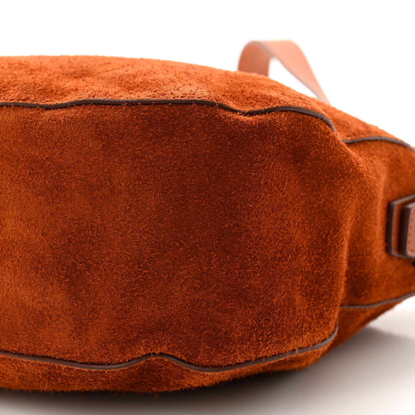 Suede Small Knight Bag Bruciato