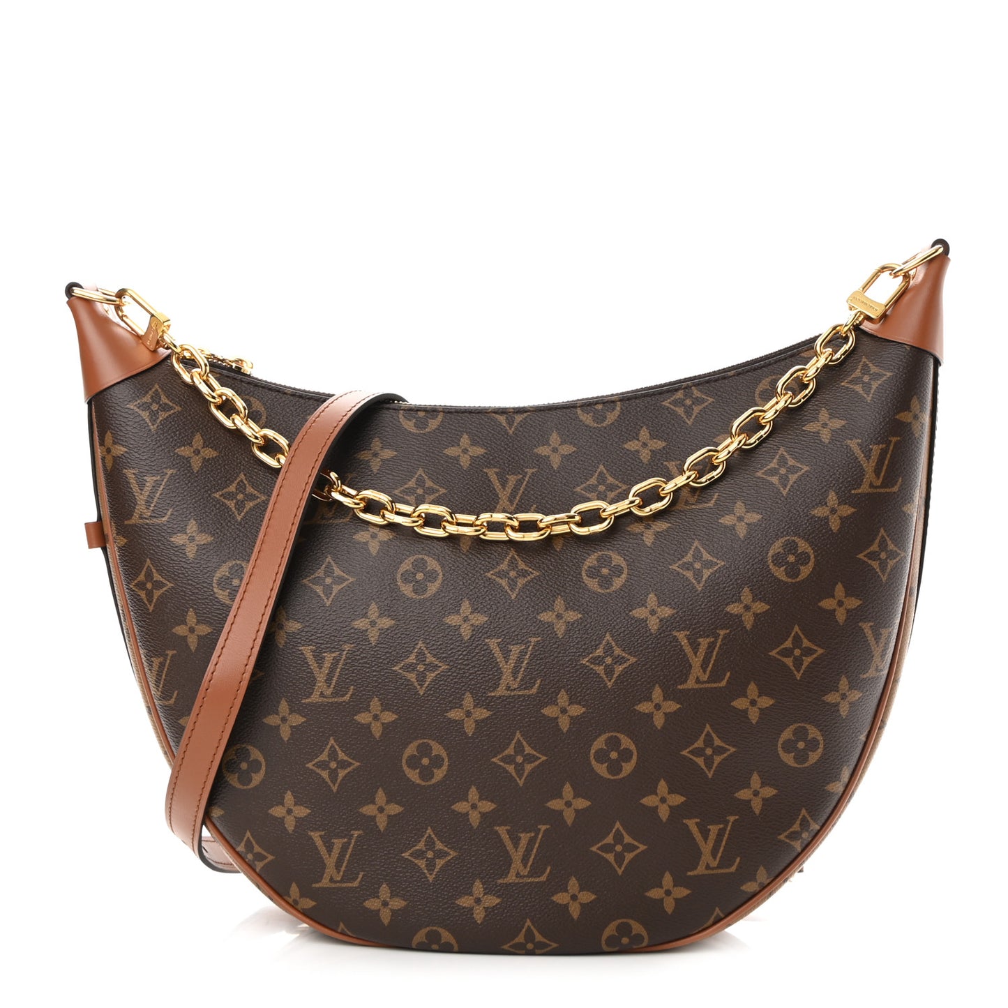 Reverse Monogram Loop Hobo