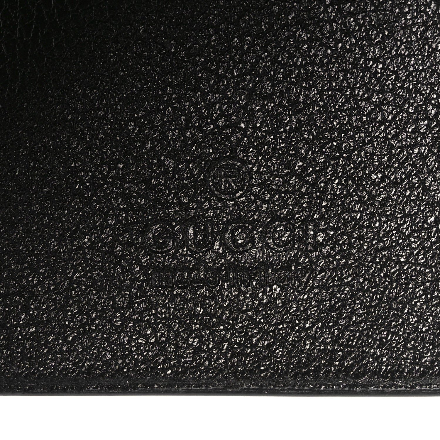 Gucci Wonka Grain Calfskin GG Monogram Embossed 6 Key Holder Black 6 of 7