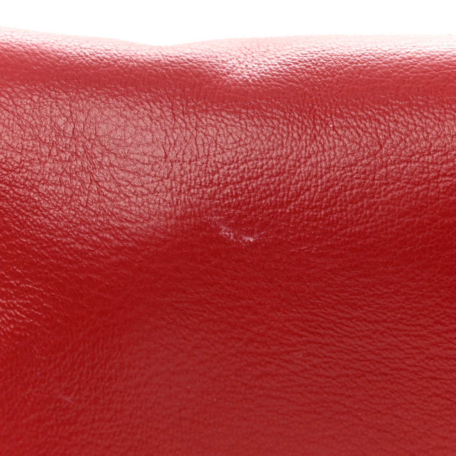 Chanel Lambskin Coco Ball Fold Over Bag Red 11 of 11