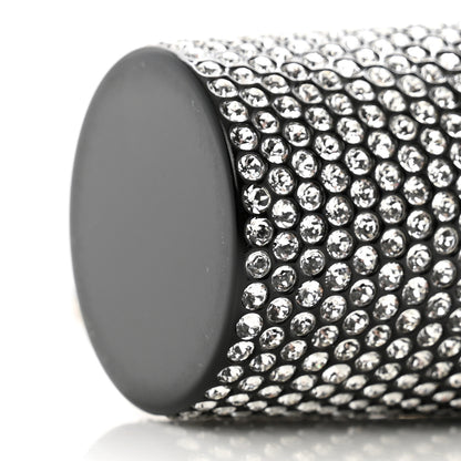 Chanel Metal Resin Lambskin Crystal Lipstick Case Long Necklace On Chain Silver Black Gold 10 of 10