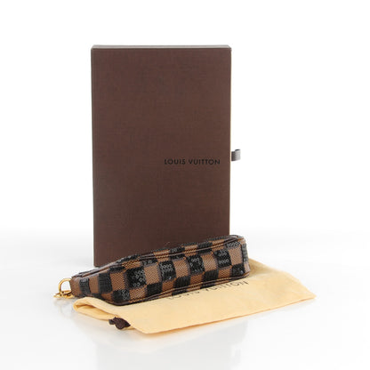 Louis Vuitton Damier Paillettes Mini Pochette Accessories Black 4 of 7