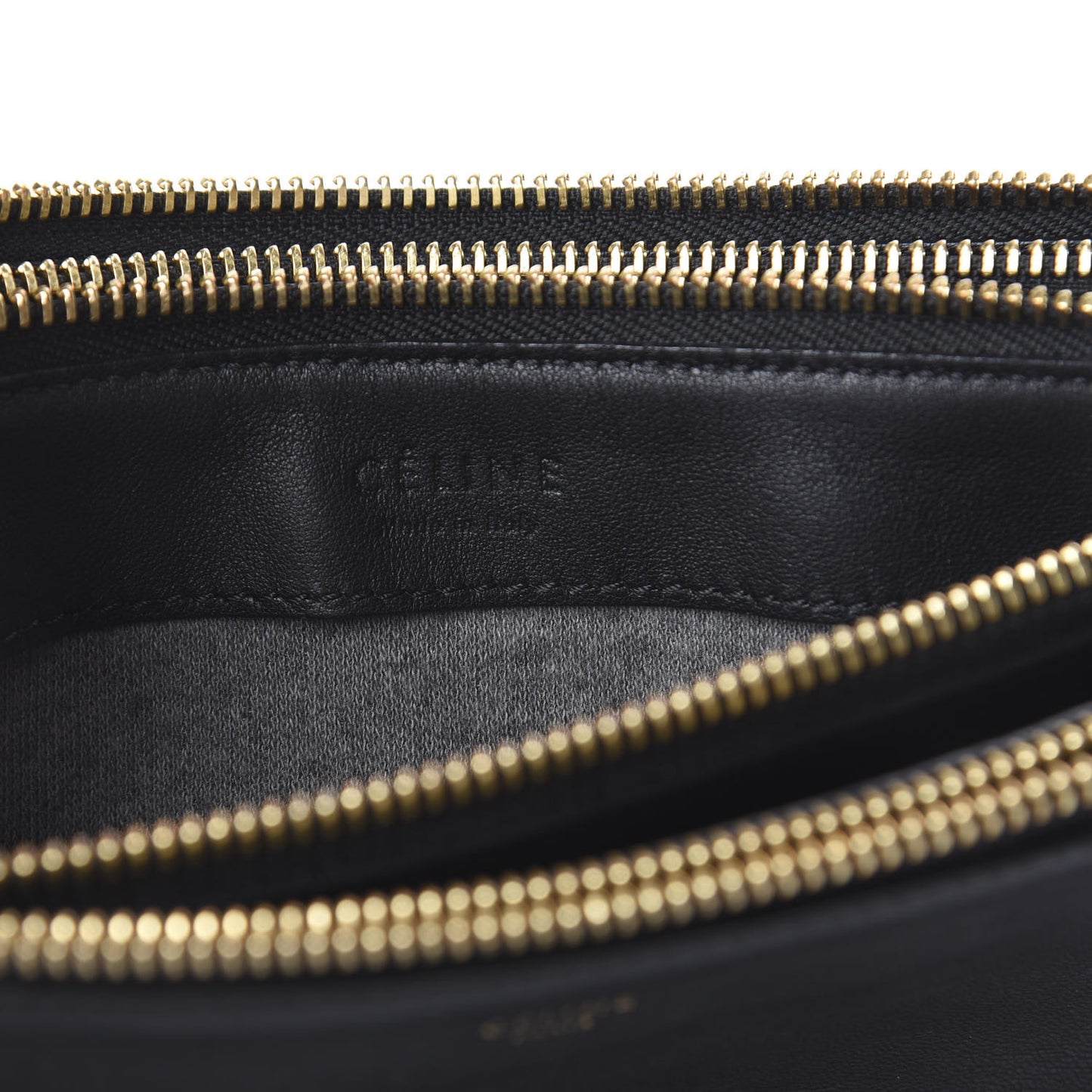 Lambskin Large Trio Crossbody Bag Black