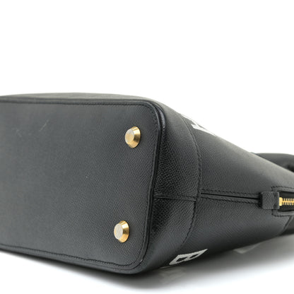 Balenciaga Signature Grained Calfskin Logo S Ville Top Handle Bag Black 6 of 14
