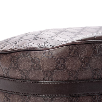 Gucci Guccissima Medium GG Twins Hobo Dark Brown 13 of 18