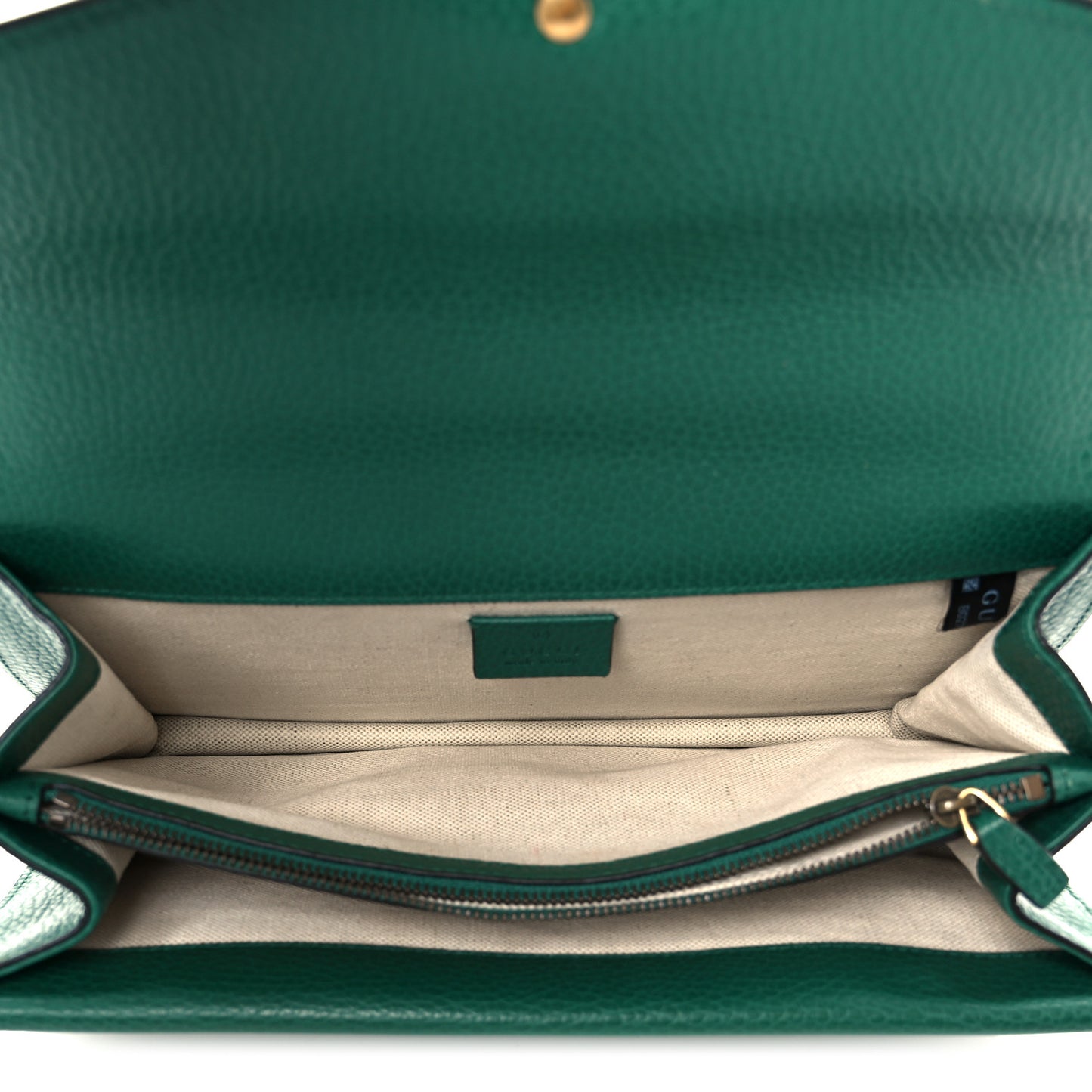 Pebbled Calfskin Small Dionysus Shoulder Bag Emerald