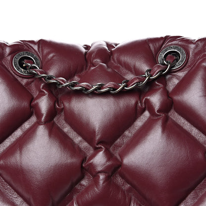 Chanel Calfskin Quilted Chesterfield Backpack Burgundy 12 of 14