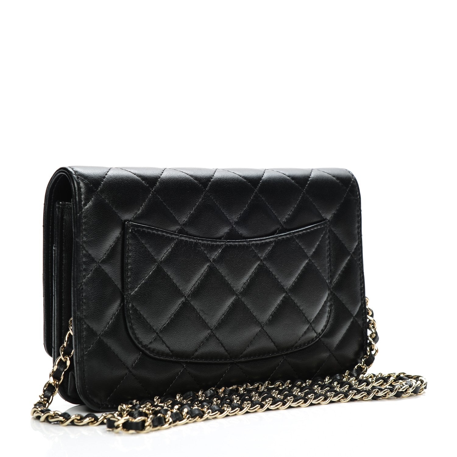 Chanel Lambskin Quilted Emoticon Wallet On Chain WOC Black 3 of 8