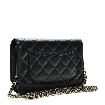 Chanel Lambskin Quilted Emoticon Wallet On Chain WOC Black 3 of 8