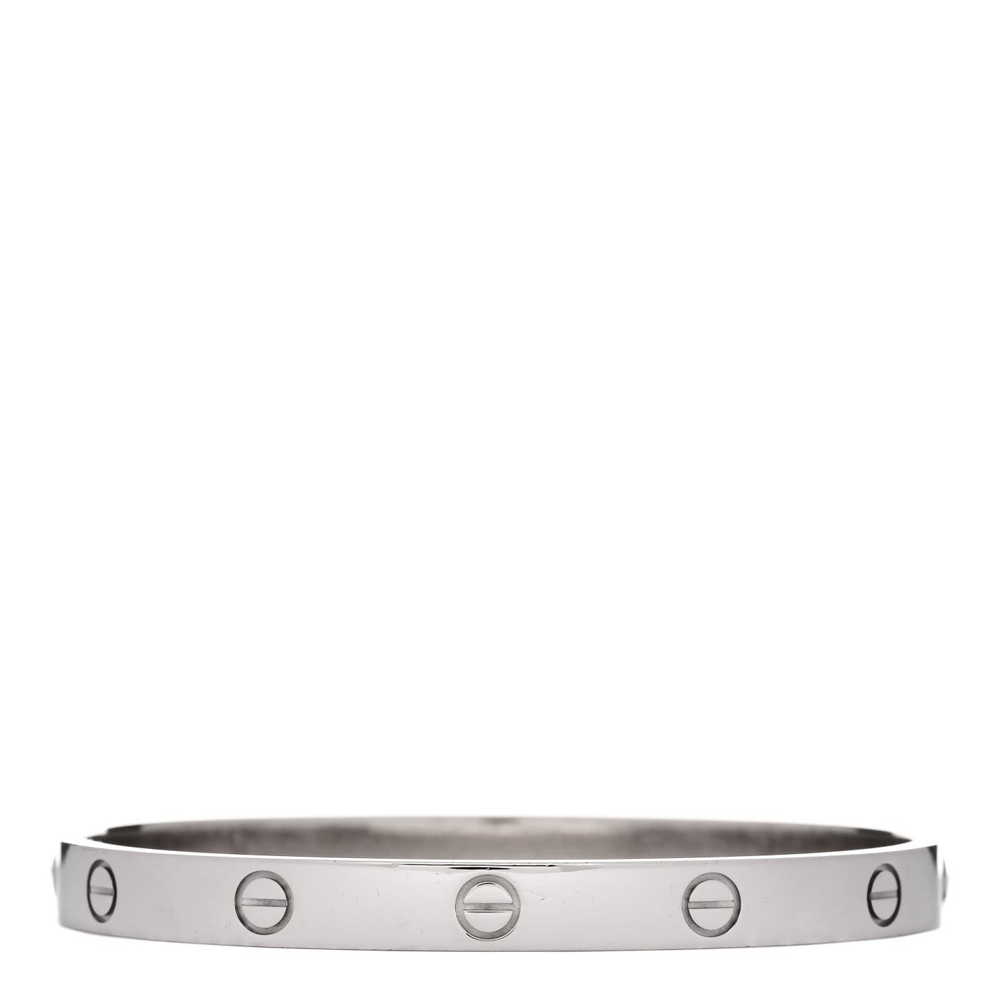 18K White Gold LOVE Bracelet 18