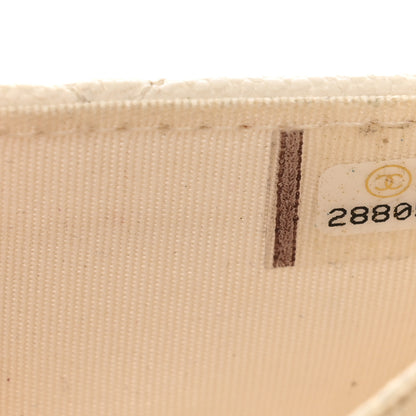 Chanel Caviar Quilted Boy Flap Card Holder White 8 of 9