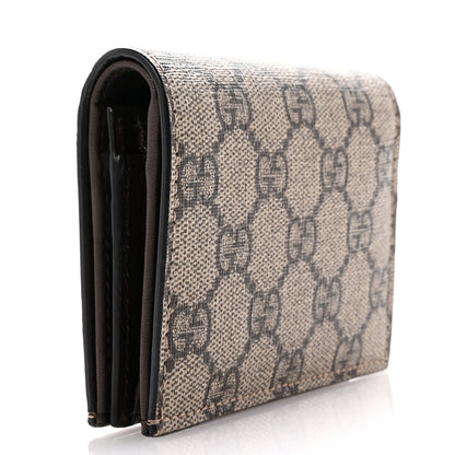 Gucci GG Supreme Monogram Card Case Beige 3 of 7