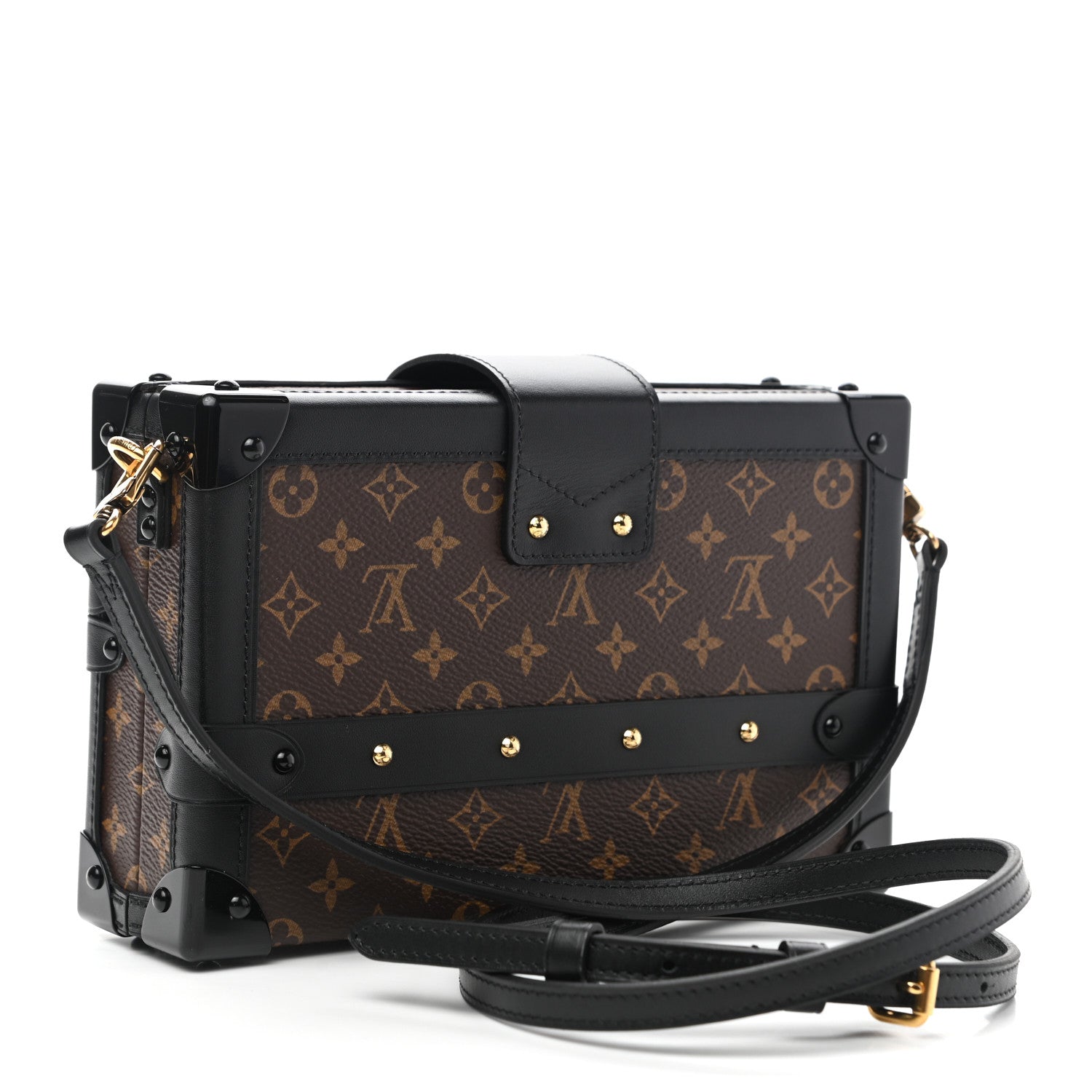 Louis Vuitton Monogram Petite Malle Black 3 of 8