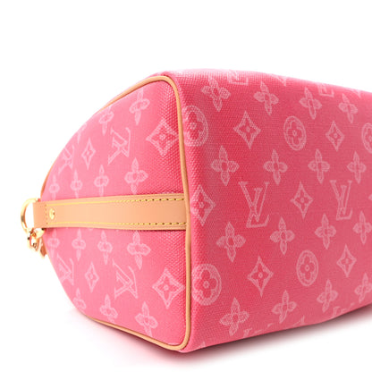 Louis Vuitton Monogram Origine Speedy Bandouliere 25 Rose Ruban 9 of 10