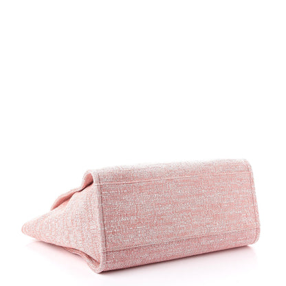 Chanel Canvas Large Deauville Tote Pink 4 of 7