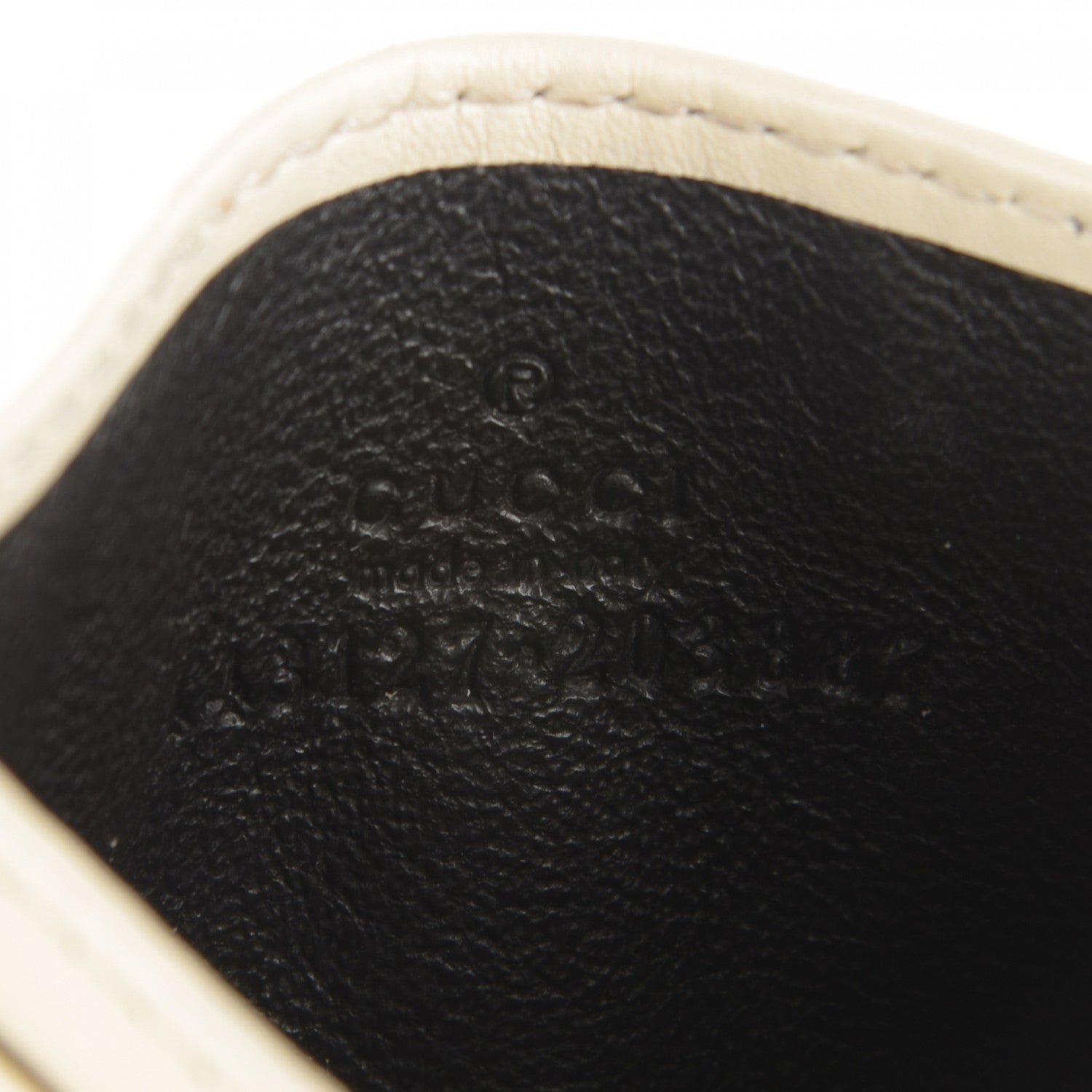 Gucci Calfskin Matelasse GG Marmont Card Holder White 6 of 6