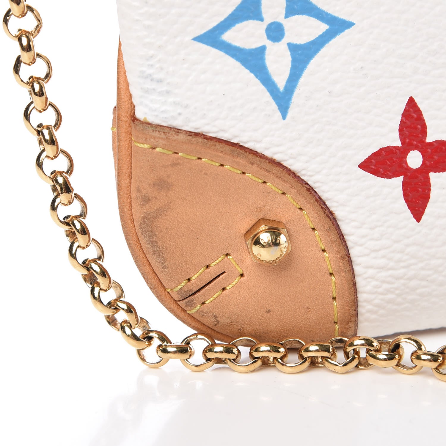 Louis Vuitton Monogram Multicolor Pochette Milla MM White 10 of 11